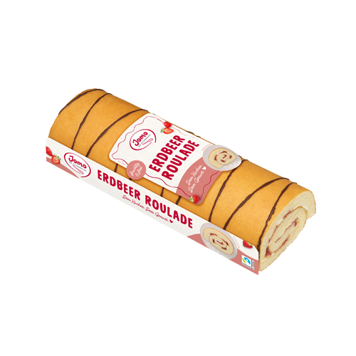 Jomo Erdbeerroulade 300g