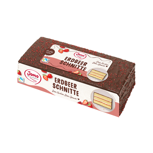 Jomo Erdbeerschnitte 250g